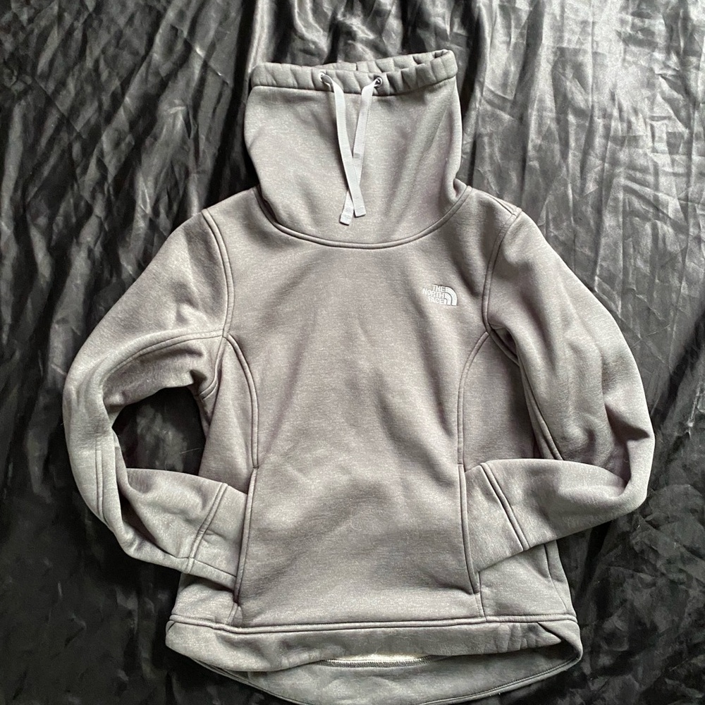 The North Face Light Gray Pullover Hoodie